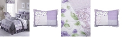 American Heritage Textiles Lavender Rose Cotton Quilt Collection, Twin